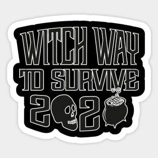 Witch Way to Survive Sticker